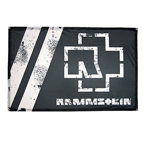 Rammstein Fahne "Weiße Balken" Bandiera con scritta “”