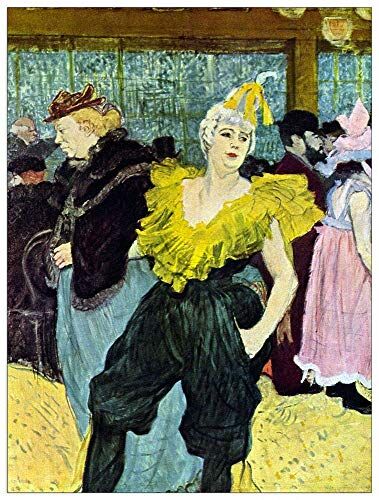 ArtPlaza Toulouse-Lautrec The clowness Decorative Panel, Wood MDF, Multicolour, 60x80 Cm