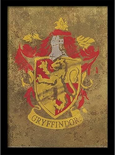 Harry Potter Stampa incorniciata Cruffindor Crest, 30 x 40 cm