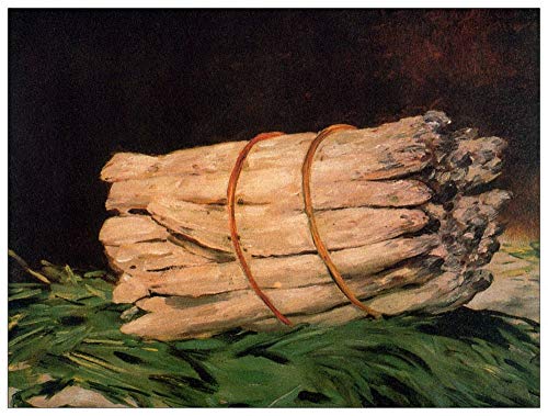 ArtPlaza Manet Ãdouard-Asperagus Pannello Decorativo, Legno MDF, Multicolore, 120 x 90 cm