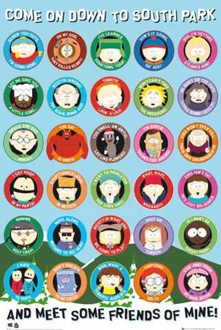 Empire Merchandising GmbH  Poster con Citazioni tratte dalla Serie Animata South Park, 61 cm x 91,5 cm