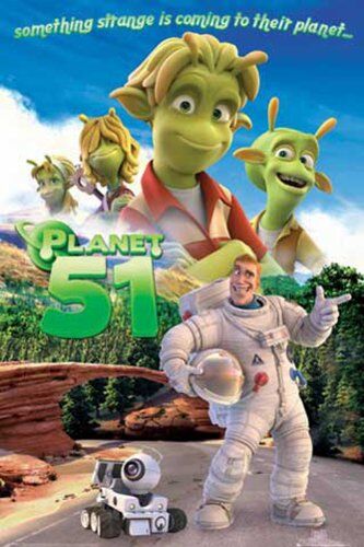 1art1 Empire  Planet 51 Cast Poster cinematografico Stampa Poster 61 x 91,5 cm