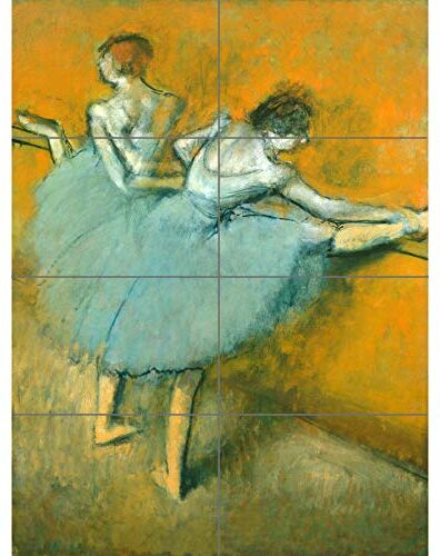 Artery8 Edgar Degas Dancers At The Barre XL Giant Panel Poster (8 Sections) Ballerino Manifesto