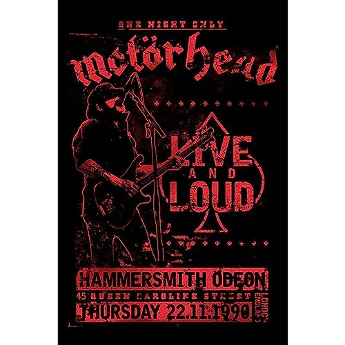 ABYSTYLE GB eye  Maxi poster, soggetto: Motorhead Live and Loud, 61 x 91,5 cm