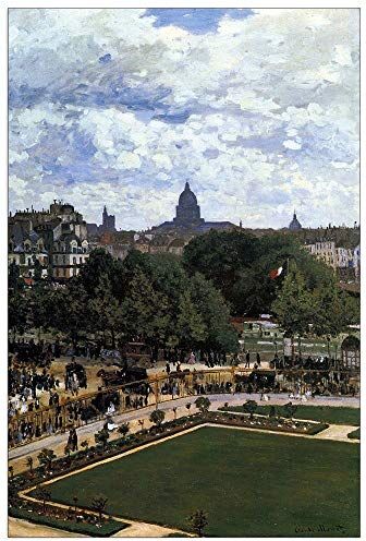 ArtPlaza Monet Claude The Garden of the Infanta Decorative Panel, Wood MDF, Multicolour, 90x135 Cm