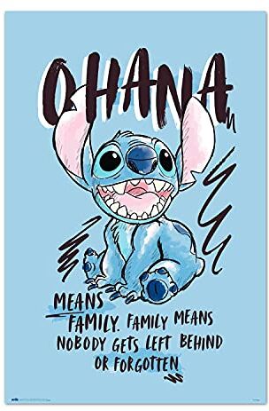 Grupo Erik : Poster Disney Stitch   Poster da parete Disney, Stitch 61x91,5cm, carta lucida   Poster da muro, incorniciabile   Poster Disney, Poster colorato, Poster Lilo e Stitch