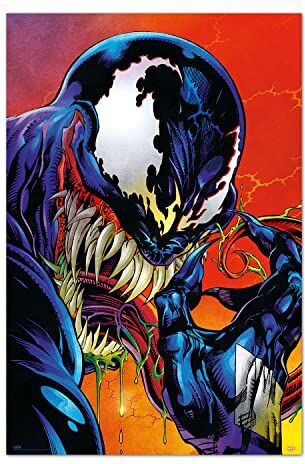 Grupo Erik : Poster Marvel Venom Comicbook   Poster da parete Marvel di Venom, 61x91,5cm, carta lucida   Poster da muro,incorniciabile,decorazione marvel   Poster Comics,Poster Supereroi,Poster Venom