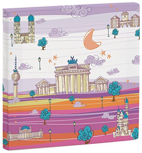 Eiffel Textile Germany – Tela, 27 x 27 cm, colore: malva/Arancione