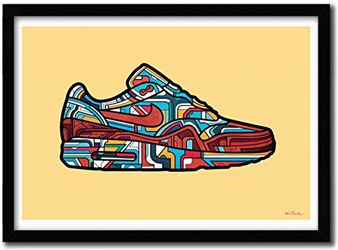 K.Olin tribu K. Olin tribù sneakers4 Poster, Carta, Bianco, 25 x 35 x 1 cm