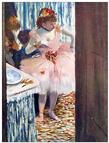 ArtPlaza Degas Edgar Dancer in the loge Decorative Panel, Wood MDF, Multicolour, 60x80 Cm