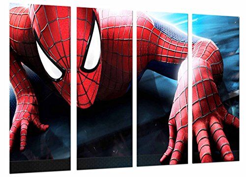 Cuadros Cámara Quadro Su Legno, Spiderman, supereroe, spiderman, 131 x 62cm, Stampa in qualita fotografica. Ref.
