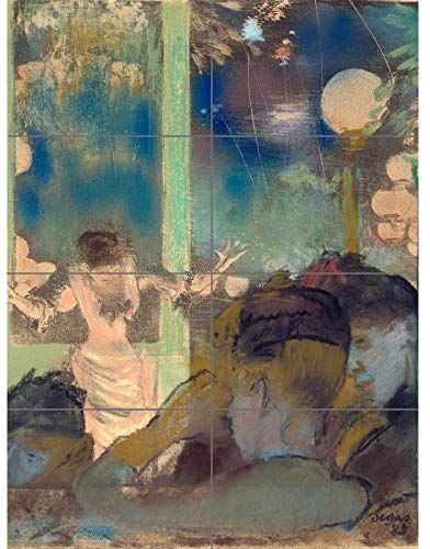 Artery8 Edgar Degas Mademoiselle Becat At The Cafe Des Ambassadeurs XL Giant Panel Poster (8 Sections) bar Manifesto