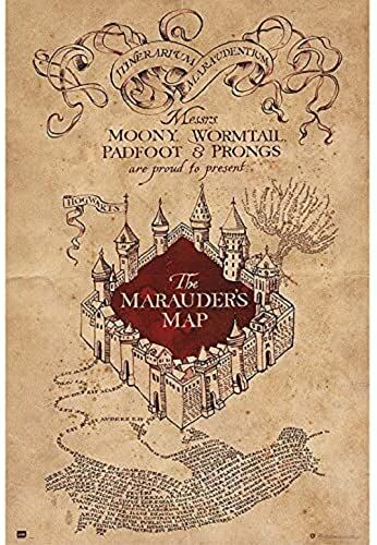 Grupo Erik Editores  – Poster con motivo Harry Potter The Marauders Map