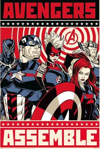 empireposter Avengers – Assemble – Poster Stampa Poster – Dimensioni 61 x 91,5 cm