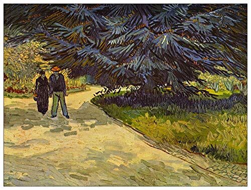 ArtPlaza Van Gogh Vincent Park Arles Decorative Panel, Wood MDF, Multicolour, 80x60 Cm