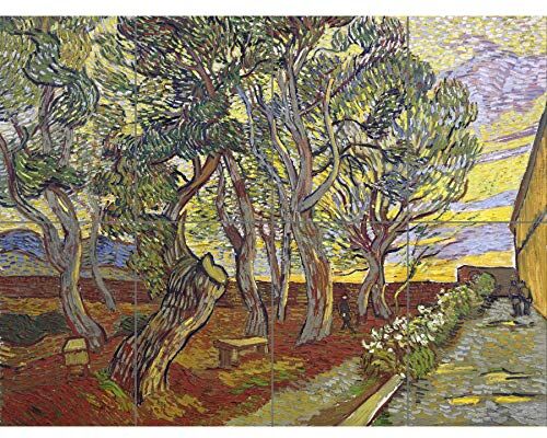 Artery8 Vincent Van Gogh The Garden Of Saint Pauls Hospital XL Giant Panel Poster (8 Sections) Giardino Santo Paolo Manifesto