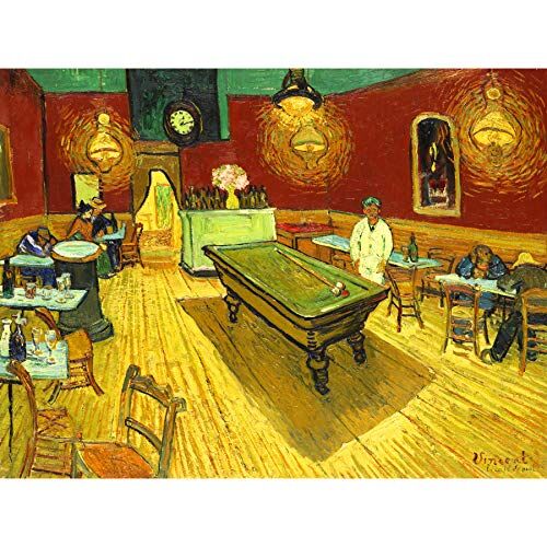 Wee Blue Coo Van Gogh Night Cafe Large Wall Art Poster Print Thick Paper 18X24 Inch Notte bar Parete Stampa poster