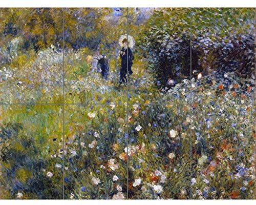 Artery8 Renoir Femme Avec Parasol Dans Un Jardin XL Giant Panel Poster (8 Sections) Manifesto