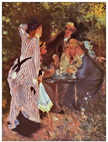 ArtPlaza Renoir Pierre-Auguste (The Garden Bower of Moulin De la Galette) Pannello Decorativo, Legno, Multicolore, 60x80 cm