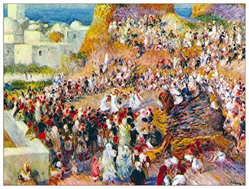 ArtPlaza Renoir Pierre-Auguste The mosque (Arabian Fest) Decorative Panel, Wood MDF, Multicolour, 80x60 Cm