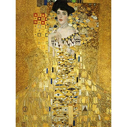 Wee Blue Coo GUSTAV KLIMT PORTRAIT OF ADELE BLOCH BAUER I OLD ART PAINTING PRINT 12x16 inch 30x40cm Ritratto Pubblicità Dipingere
