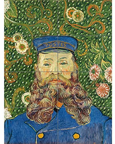 Artery8 Vincent Van Gogh Portrait De Joseph Roulin XL Giant Panel Poster (8 Sections) Ritratto Manifesto