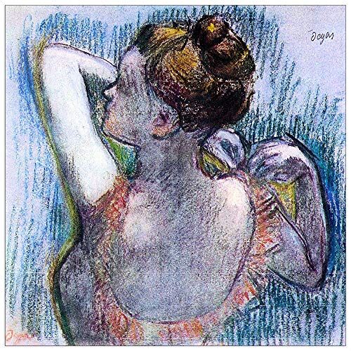 ArtPlaza Degas Edgar Dancer Decorative Panel, Wood MDF, Multicolour, 70x70 Cm