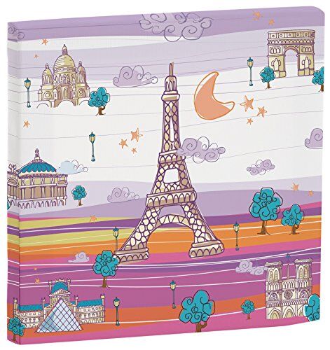Eiffel Textile Francia – Tela, 27 x 27 cm, colore: malva/Arancione