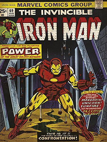 Marvel Iron Man 60 x 80 cm Canvas Print "Power