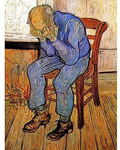 Wee Blue Coo Van Gogh Old Man Sorrow Threshold Eternity 1890 Unframed Art Print Poster Wall Decor 12x16 inch Manifesto Parete