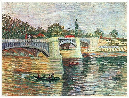 ArtPlaza Van Gogh Vincent The Seine with the Pont de la Grande Jatte  Decorative Panel, Wood MDF, Multicolour, 120x90 Cm
