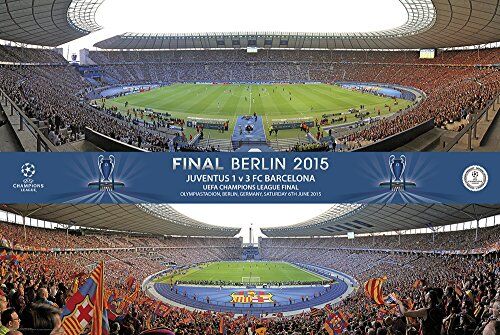 Empireposter FC Barcelona Champions Stadion Poster Fußball Plakat Größe 91,5x61 cm