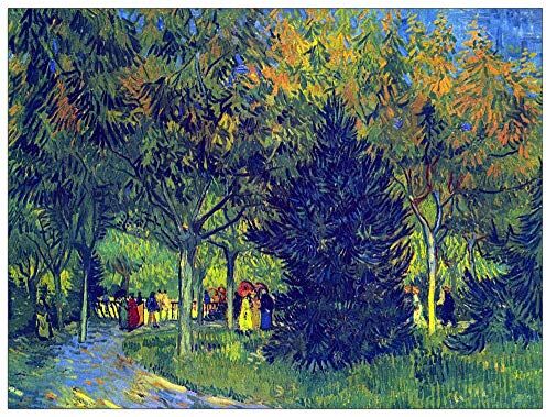 ArtPlaza Vincent-Allee in The Park by Van Gogh Pannello Decorativo, Legno MDF, Multicolore, 80 x 60 cm