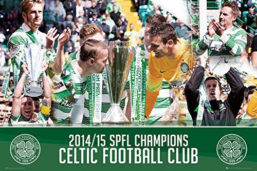 empireposter Calcio Celtic FC League Cup Winners 14-15 Dimensioni (cm), ca. Poster 91,5 x 61 cm