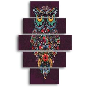 Homemania Quadro Uccelli, Multicolore, L60xP0,3xA95 cm Homemania Quadro Uccelli, Multicolore, L60xP0,3xA95 cm