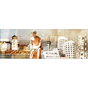 PRO-Art g1267e Decorazione da Parete, Tecnica glicée, 'Düsseldorf' 150 x 48 cm, Multicolore, 120 x 40 cm PRO-Art g1267e Decorazione da Parete, Tecnica glicée, 'Düsseldorf' 150 x 48 cm, Multicolore, 120 x 40 cm