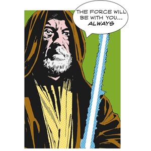 Komar - Star Wars Classic Comic Quote Obi Wan - 30x40 cm Komar - Star Wars Classic Comic Quote Obi Wan - 30x40 cm