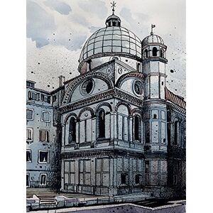 Group Il Gruppo di Arte Jack The Flipper (i) Venezia – Stampa su Tela 30 x 40 cm, Legno, Multicolore, 30 x 40 x 1.3 cm Group Il Gruppo di Arte Jack The Flipper (i) Venezia – Stampa su Tela 30 x 40 cm, Legno, Multicolore, 30 x 40 x 1.3 cm