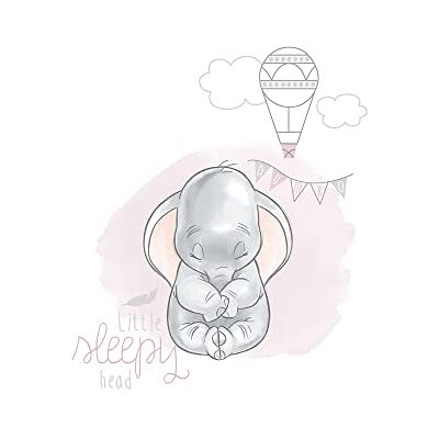 Komar Dumbo Sleepy Quadro da parete, dimensioni: 50 x 70 cm, stampa artistica (senza cornice) Disney Komar Dumbo Sleepy Quadro da parete, dimensioni: 50 x 70 cm, stampa artistica (senza cornice) Disney