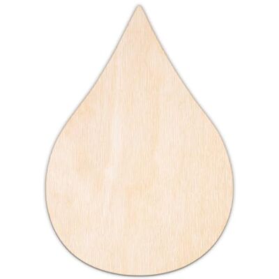 Creative Sagoma Goccia Personalizzata, Compensato o MDF, 5–100 cm Compensato da 3 mm o MDF, taglio laser, da dipingere, motivo goccia, per decoupage e decorazione da parete Creative Sagoma Goccia Personalizzata, Compensato o MDF, 5–100 cm Compensato da 3 mm o MDF, taglio laser, da dipingere, motivo goccia, per decoupage e decorazione da parete