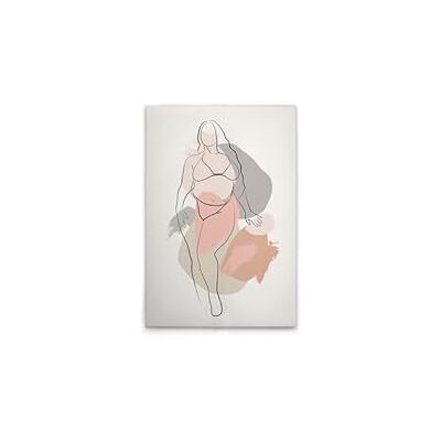 A.S. Création WTD Quadro da parete Bodyline Positivity in bianco, nero, 40 x 60 cm A.S. Création WTD Quadro da parete Bodyline Positivity in bianco, nero, 40 x 60 cm