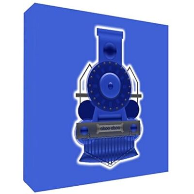 ART Gallery Tela con pannello frontale in tinta unita per il trasporto Loving Toddler (38 x 38 x 4 cm, medio, blu, Choo Choo Train) ART Gallery Tela con pannello frontale in tinta unita per il trasporto Loving Toddler (38 x 38 x 4 cm, medio, blu, Choo Choo Train)