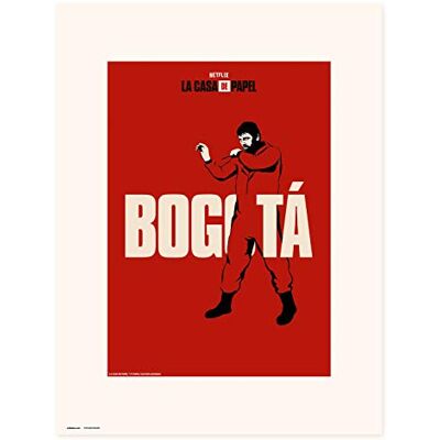 Grupo Erik Erik Art Print Stampa, La Casa di Papel Netflix, Bogota, 30 x 40 cm Grupo Erik Erik Art Print Stampa, La Casa di Papel Netflix, Bogota, 30 x 40 cm