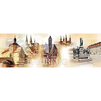 ART Decorazione da Parete Giclée, Legno di Pino, Multicolore, 150 x 48 cm ART Decorazione da Parete Giclée, Legno di Pino, Multicolore, 150 x 48 cm