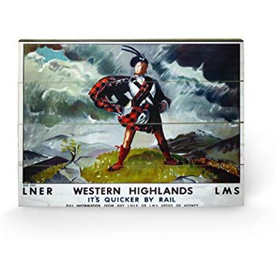 Stampa su legno Western Highlands - Stampa su legno Stampa su legno Western Highlands - Stampa su legno