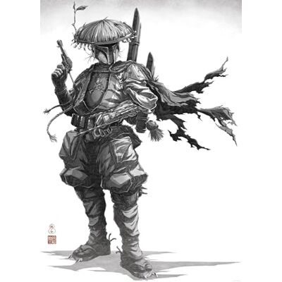 Komar Quadro da parete Star Wars Vision Samurai Bounty Hunter dimensioni 50 x 70 cm cameretta dei bambini Komar Quadro da parete Star Wars Vision Samurai Bounty Hunter dimensioni 50 x 70 cm cameretta dei bambini
