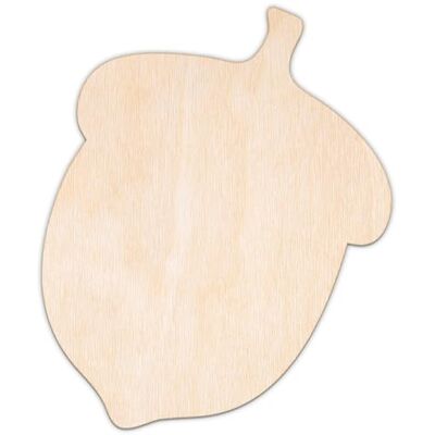 Creative Sagoma Ghianda Personalizzata, Compensato o MDF, 5–100 cm Compensato da 3 mm o MDF, taglio laser, da dipingere, motivo ghianda, per decoupage e decorazione da parete Creative Sagoma Ghianda Personalizzata, Compensato o MDF, 5–100 cm Compensato da 3 mm o MDF, taglio laser, da dipingere, motivo ghianda, per decoupage e decorazione da parete