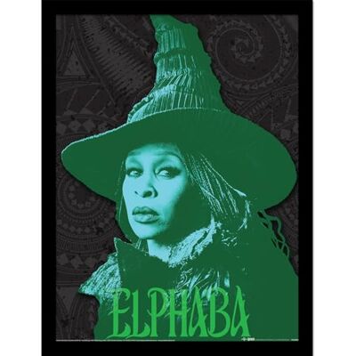 Pyramid Stampa da collezione ufficiale Wicked 2 (Elphaba Headshot), arte decorativa di alta qualità per gli amanti del teatro e i collezionisti, poster incorniciato, 30 x 40 cm Pyramid Stampa da collezione ufficiale Wicked 2 (Elphaba Headshot), arte decorativa di alta qualità per gli amanti del teatro e i collezionisti, poster incorniciato, 30 x 40 cm