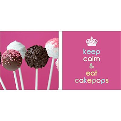 PRO-Art Dipinto murale, Arte su Vetro, Mix & Match Duo Cakepops, 2 x 20 x 20 cm PRO-Art Dipinto murale, Arte su Vetro, Mix & Match Duo Cakepops, 2 x 20 x 20 cm