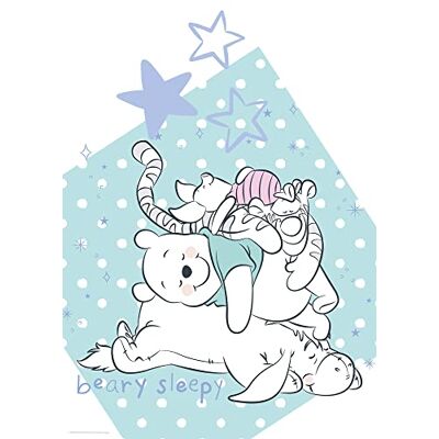 Komar Winnie the Pooh Beary Sleepy Poster da parete, 50 x 70 cm, motivo: comar, stampa artistica (senza cornice), Disney Komar Winnie the Pooh Beary Sleepy Poster da parete, 50 x 70 cm, motivo: comar, stampa artistica (senza cornice), Disney